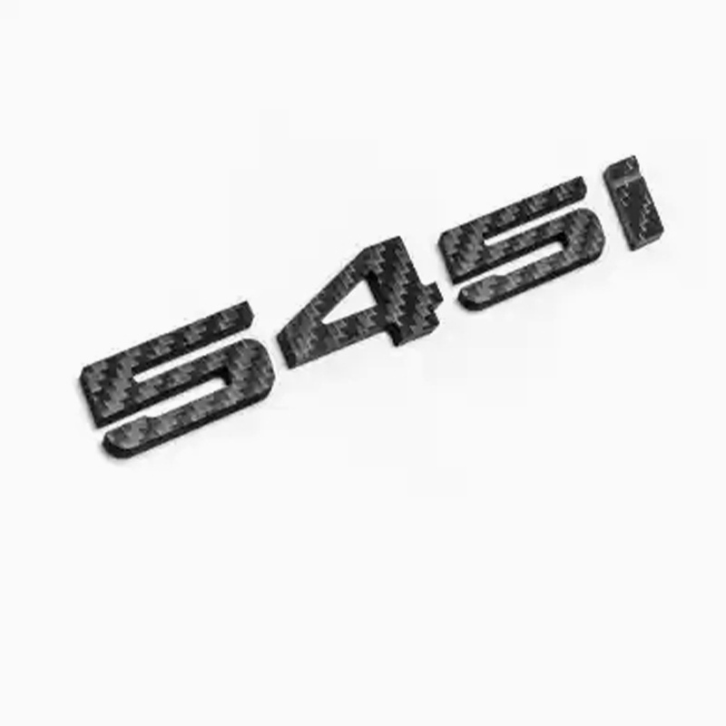 Asign 3D Sport Badge Kit for BMW - ABS Black Chrome/Carbon Fiber