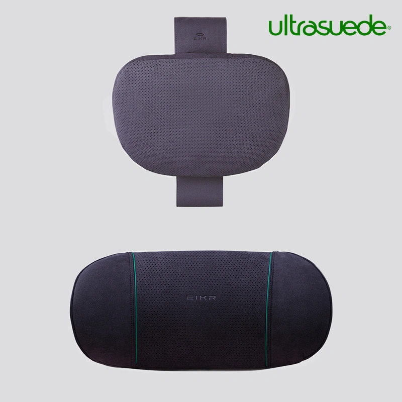 Asign Zero Gravity Plus Ultrasuede® Lumbar & Headrest Pillow– Ergonomic Memory Foam Support for Car