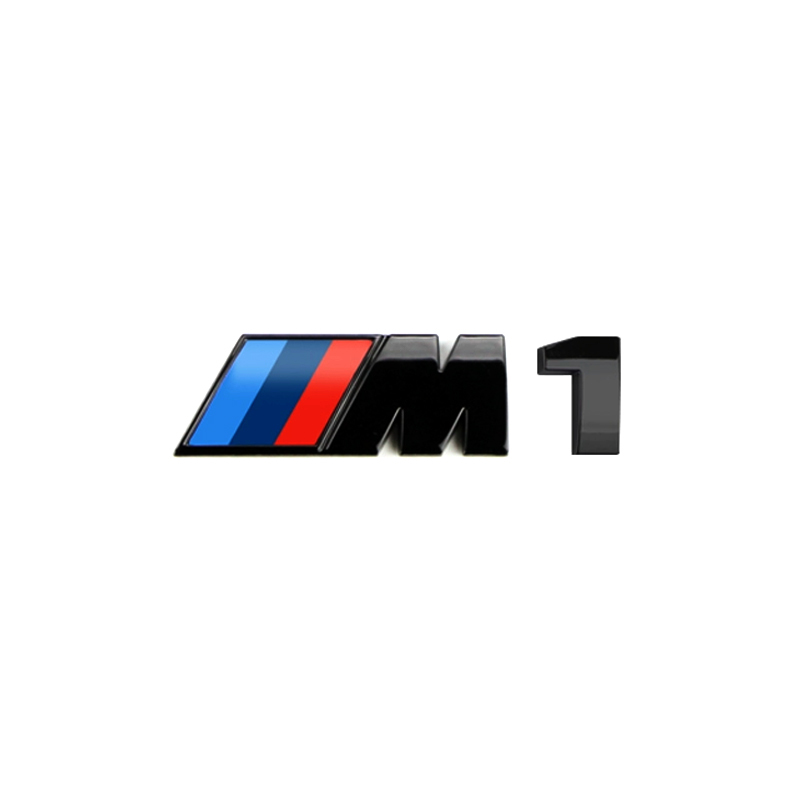 Asign 3D Sport Badge Kit for BMW - ABS Black Chrome/Carbon Fiber