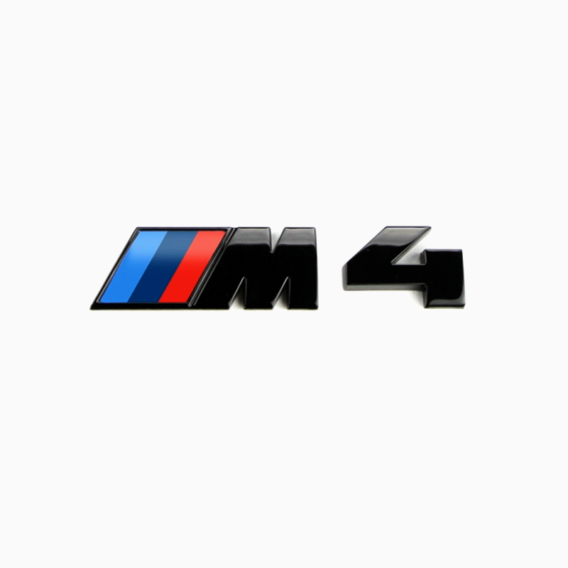 Asign 3D Sport Badge Kit for BMW - ABS Black Chrome/Carbon Fiber