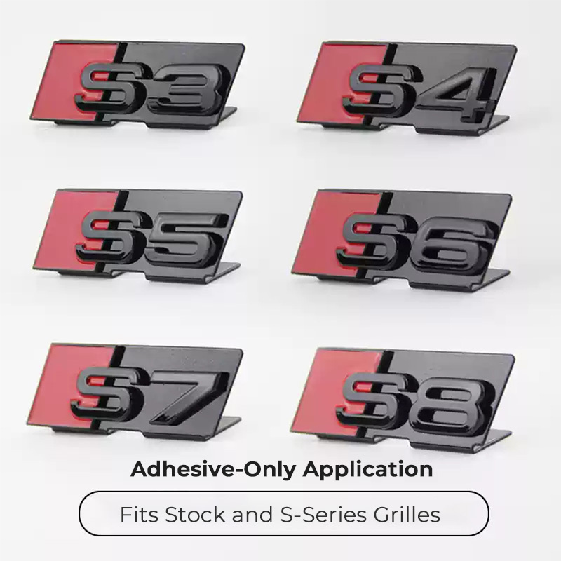 Asign Audi Grille Emblem - Fits Both Honeycomb & OEM Grilles