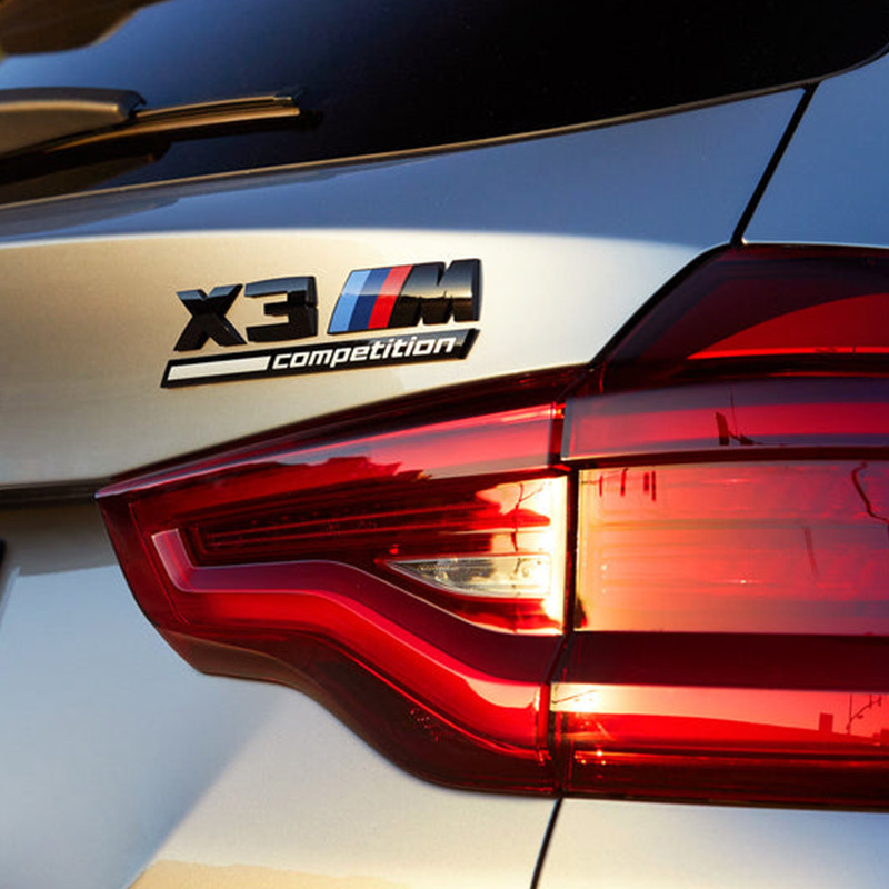 Asign 3D Sport Badge Kit for BMW - ABS Black Chrome/Carbon Fiber