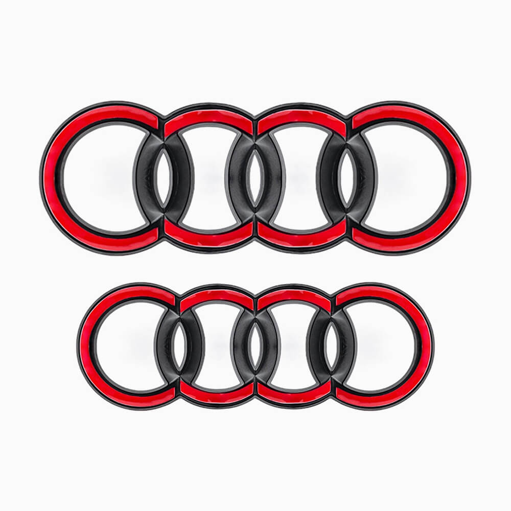 Asign Audi Blackout Emblem – Lightweight, Durable, Easy Installation