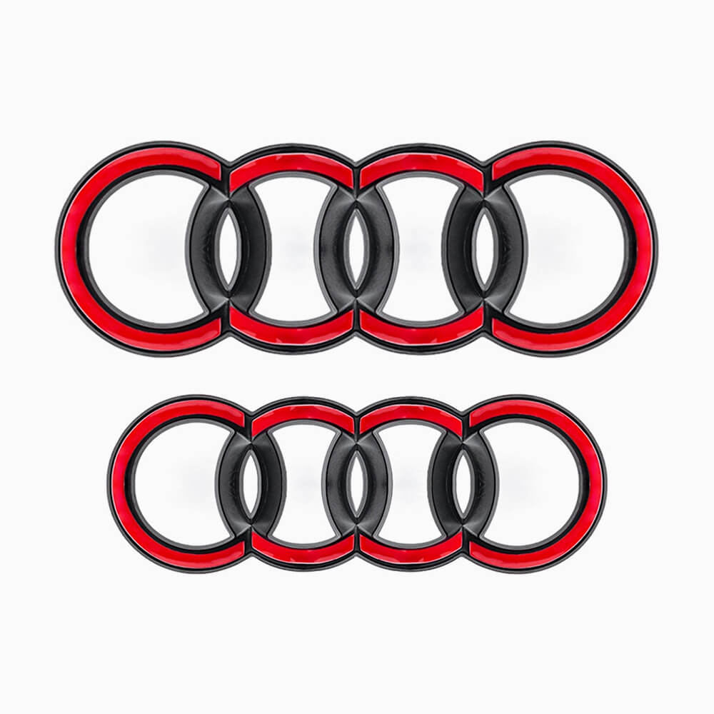 Asign Audi Blackout Emblem – Lightweight, Durable, Easy Installation