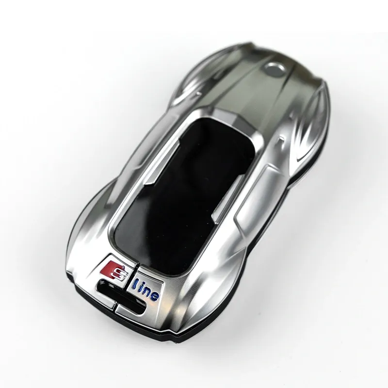 Asign Audi Sports-Car Styling Metal Key Cover - Scratch proof Alloy Protective Shell Key Fobs