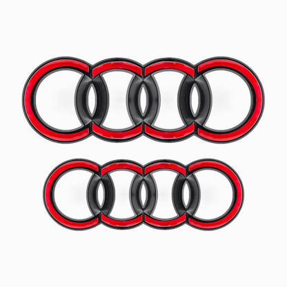 Asign Audi Blackout Emblem – Lightweight, Durable, Easy Installation