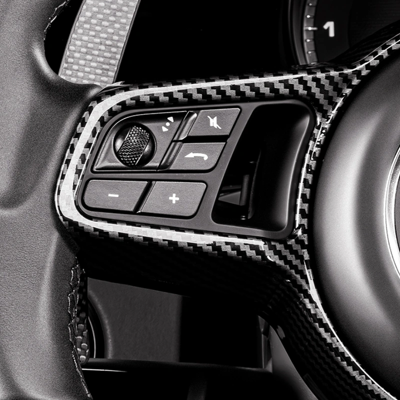 Asign Carbon Fiber Look Steering Wheel Trim For Porsche