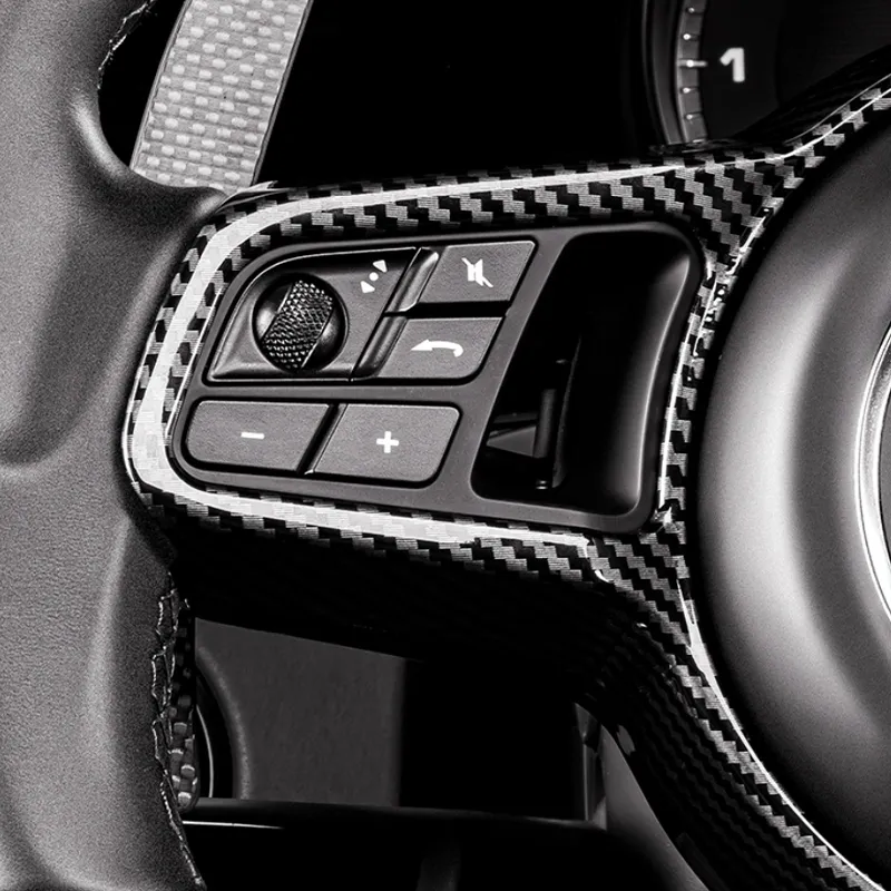 Asign Carbon Fiber Look Steering Wheel Trim For Porsche