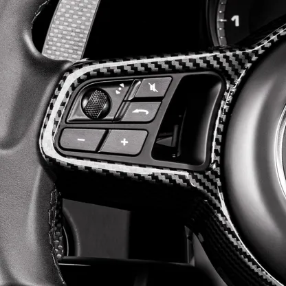 Asign Carbon Fiber Look Steering Wheel Trim For Porsche