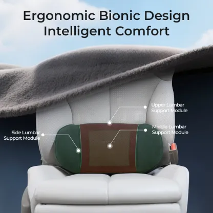 Asign Zero-Pressure Plus Lumbar Cushion – Ergonomic Memory Foam Back Support for Long Drives