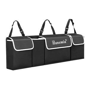 Asign Waterproof Collapsible Car Trunk & Backseat Organizer for SUV, Truck, MPV – 4-Pocket Cargo Storage Bag