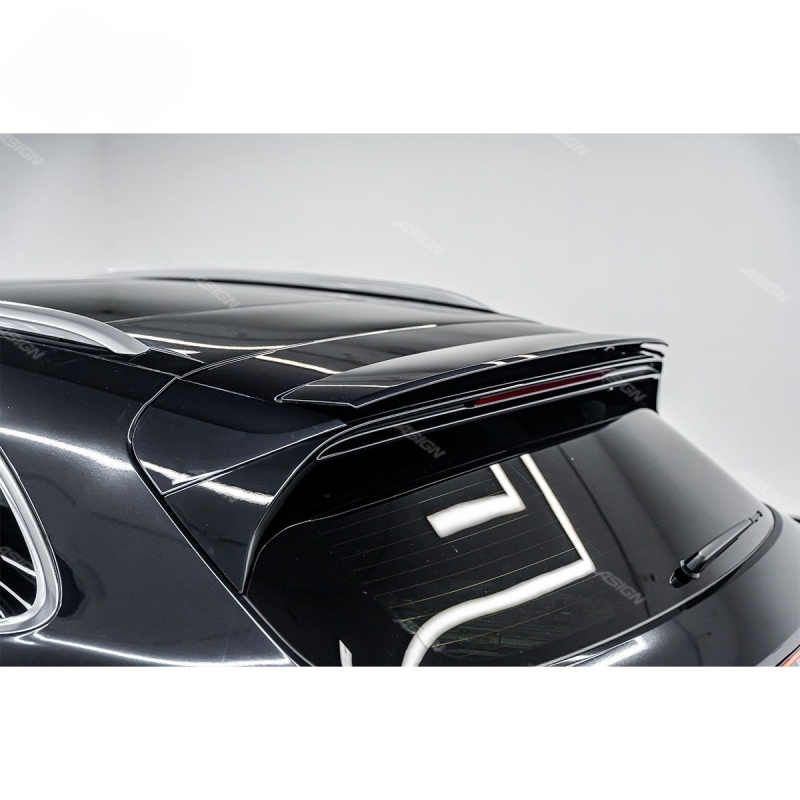 Asign - For Cayenne 2018-2023 Electronic Spoiler Trunk Wing Top Spoiler 9Y0.1 E3.1 Upgrade Original Style Turbo Spoiler 2019 2020
