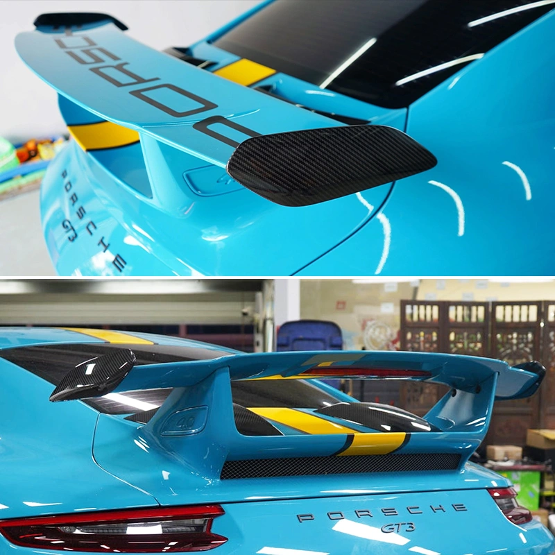Asign Dry Carbon Rear Spoiler Wing Side Blades for Porsche 911/991.2 GT3/GT3RS
