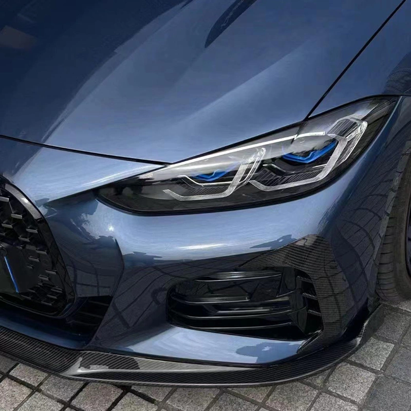 Asign Dry Carbon Fiber Front Lip & Fog Overlays for BMW 4 Series G22 G23 (M-Sport) 430i M440i 2020-ON