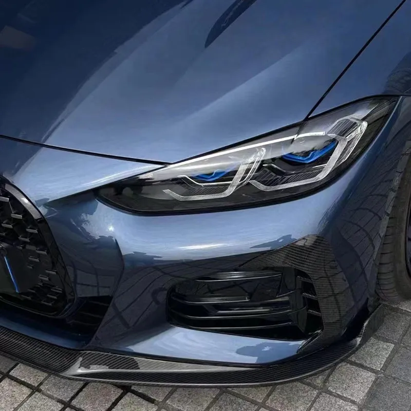 Asign Dry Carbon Fiber Front Lip & Fog Overlays for BMW 4 Series G22 G23 (M-Sport) 430i M440i 2020-ON
