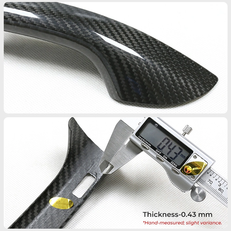 Asign Dry Carbon Fiber Door Handle Cover for Audi A6 / S6 / RS6 / Q8 / RSQ8