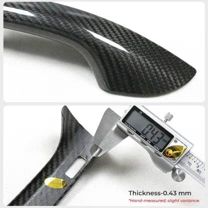 Asign Dry Carbon Fiber Door Handle Cover for Audi A6 / S6 / RS6 / Q8 / RSQ8