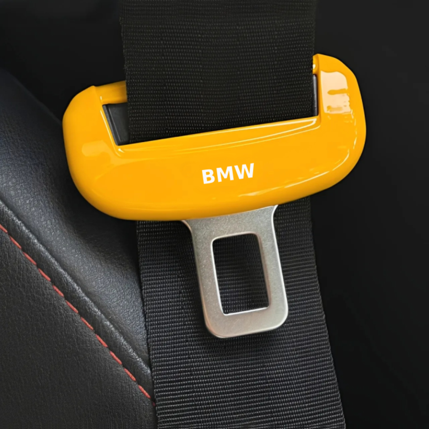 Asign Seat Belt Buckle Cover with BMW Badge for BMW
