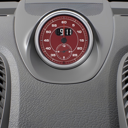 Asign Dashboard Stopwatch Cover for Porsche 718 (2016–2022)