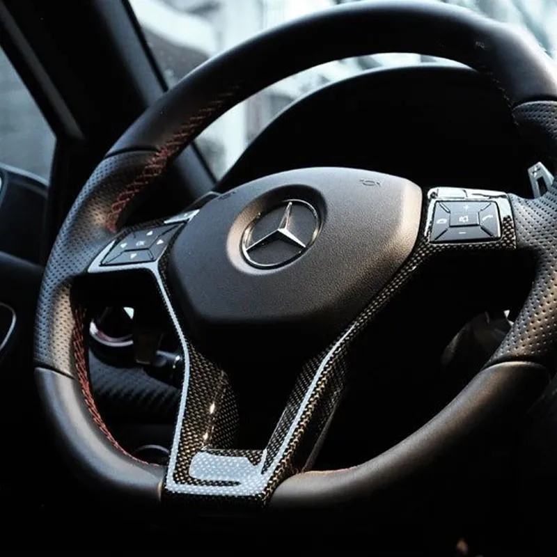 Asign Carbon Fiber Overlaid Steering Wheel Trim for Mercedes-Benz (Multi-Fitment | 2010-2014 Models)