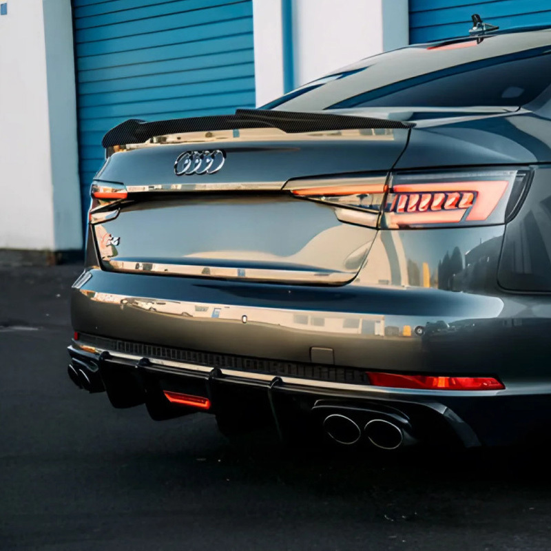 Asign High Kick Style Rear Spoiler – Compatible with Audi A4 / S4