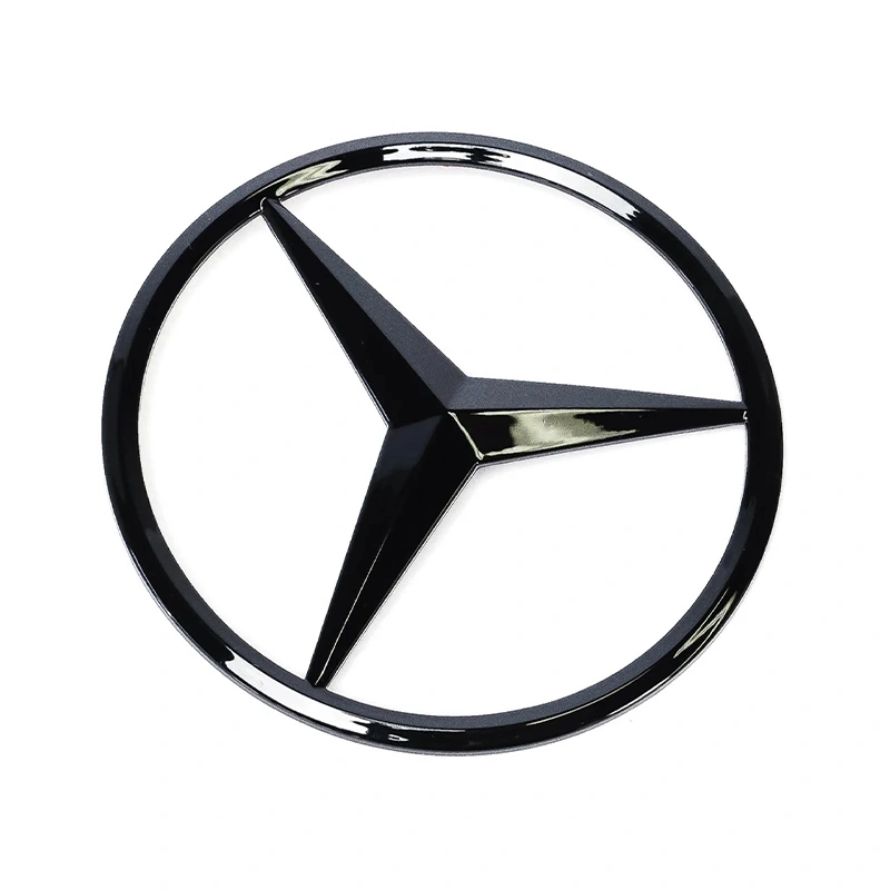 Asign Blackout Emblem for Mercedes-Benz – Front Grille & Trunk Badge