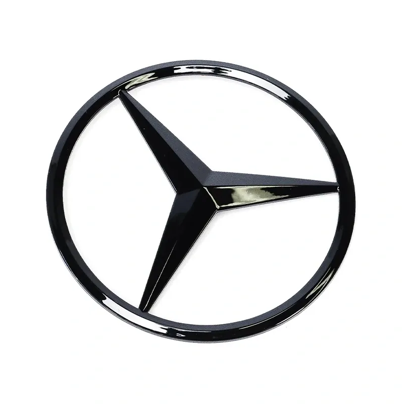 Asign Blackout Emblem for Mercedes-Benz – Front Grille & Trunk Badge