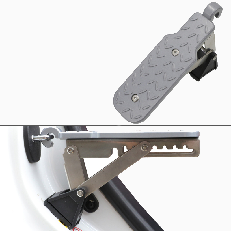 Asign Universal Car Door Latch Folding Pedal – Roof Access Step with Multi-Functional Hook