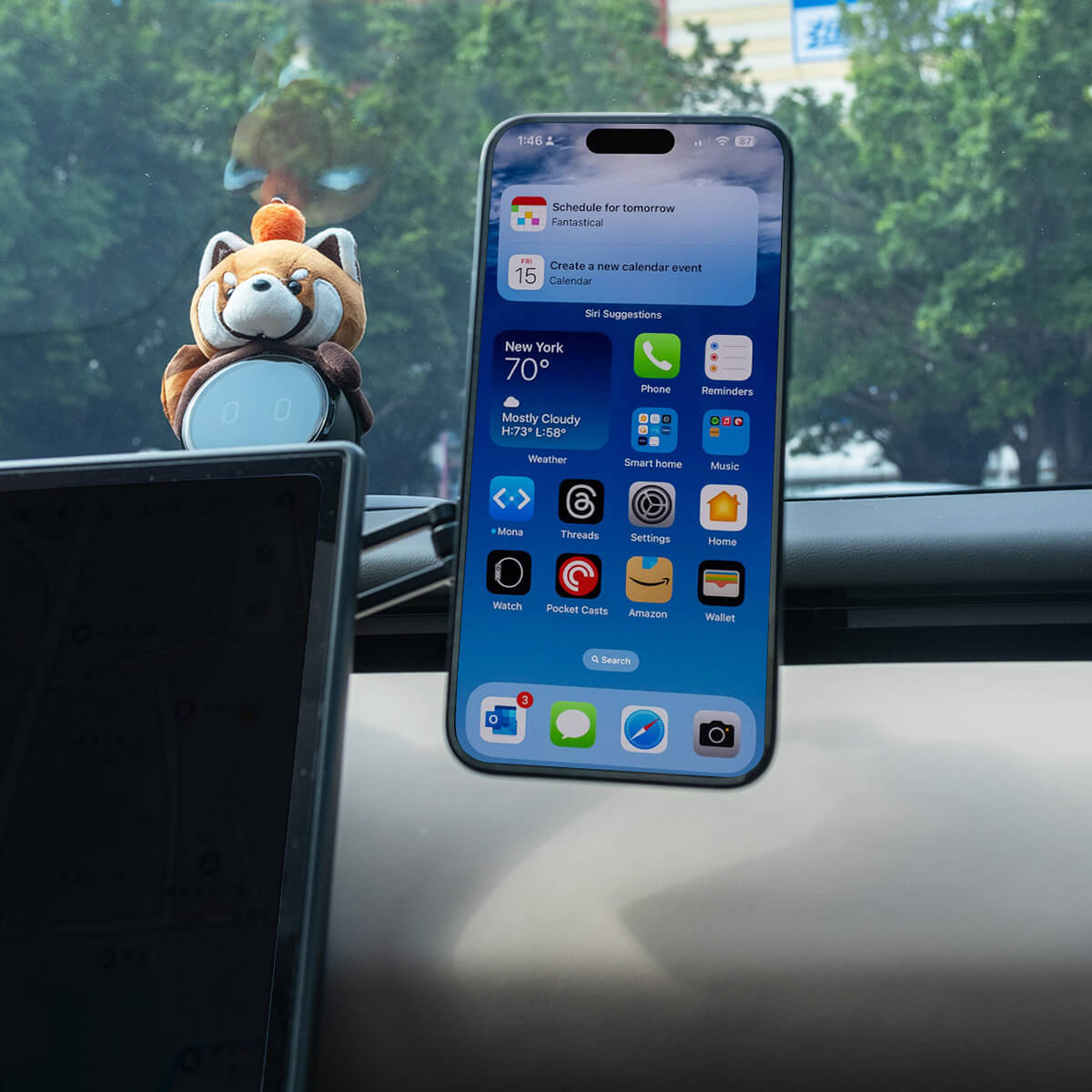Asigncar Magnetic Car Phone Holder – Secure Grip, Adjustable Angles, Metal Build