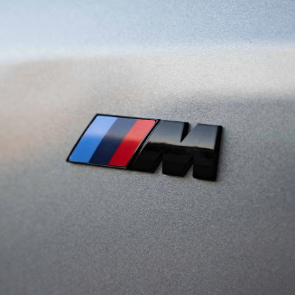 Asign 3D Sport Badge Kit for BMW - ABS Black Chrome/Carbon Fiber