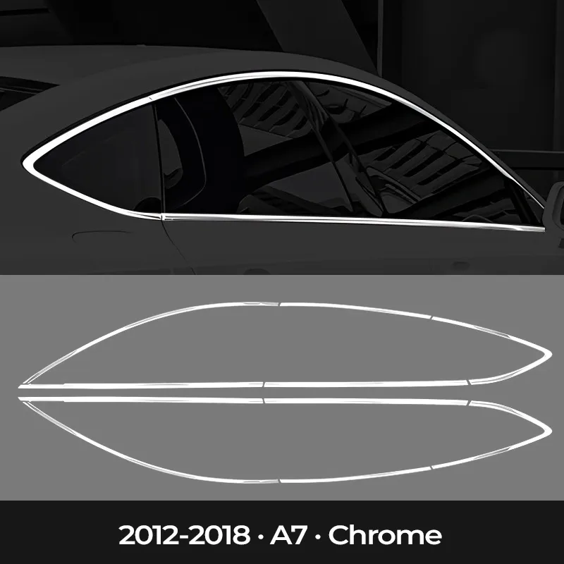 Asign Shadowline Style Window Trim for Audi A3 / A4 / A5 / A7