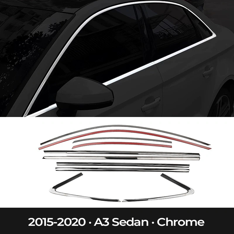 Asign Shadowline Style Window Trim for Audi A3 / A4 / A5 / A7