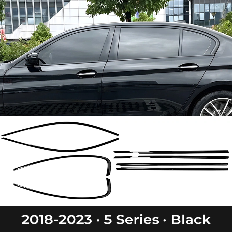 Asign Shadowline Window Trim Cover for BMW – Gloss Black Sport Upgrade