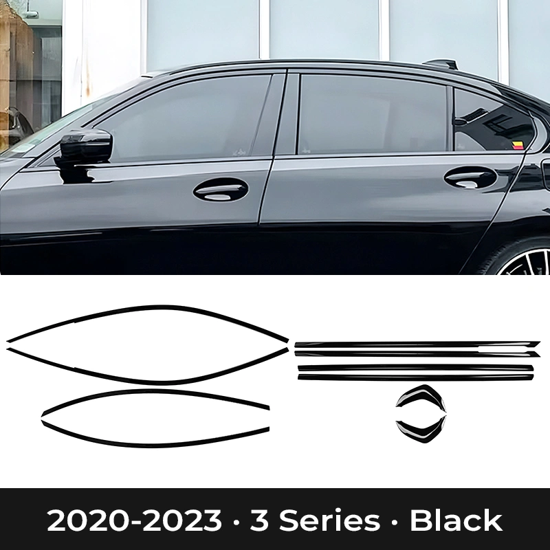Asign Shadowline Window Trim Cover for BMW – Gloss Black Sport Upgrade