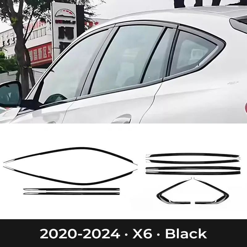 Asign Shadowline Window Trim Cover for BMW – Gloss Black Sport Upgrade