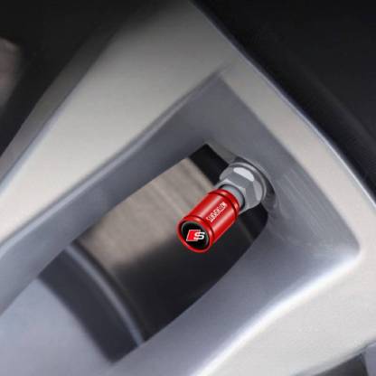 Asign Audi Tire Valve Cap Aluminum Alloy Silver/Black/Blue/Gold/Red Two Logo Styles