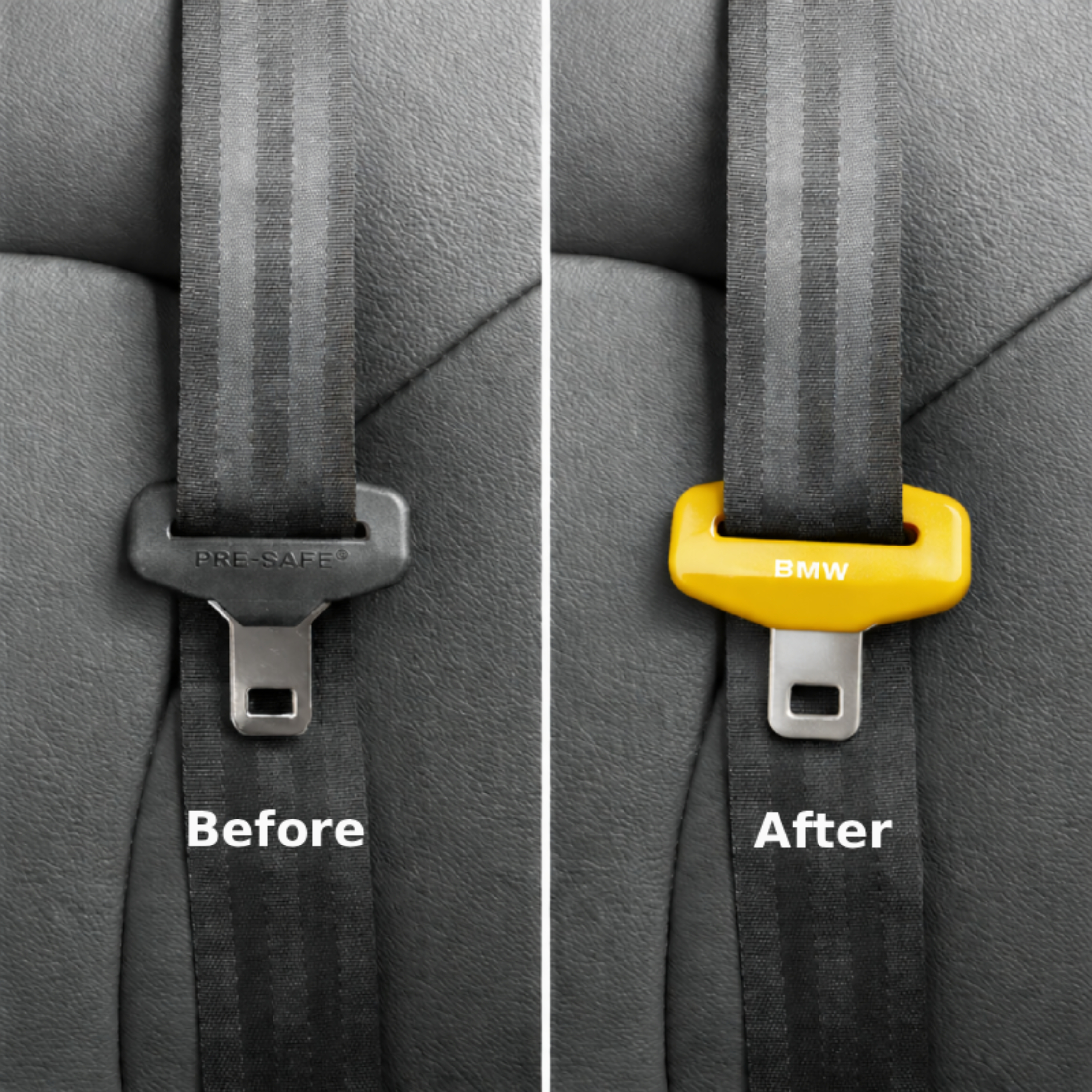 Asign Seat Belt Buckle Cover with BMW Badge for BMW