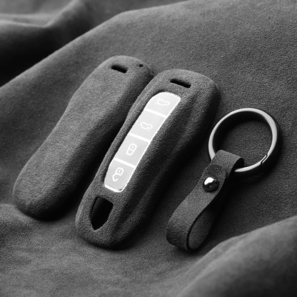 Asign Suede Key Case for Porsche