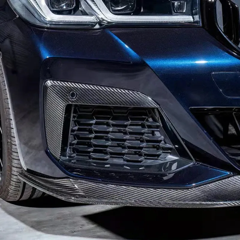 Asign Dry Carbon Fiber Front Lip & Fog Overlays for BMW 5 Series G30 G31 LCI (M-Sport) 2020-ON