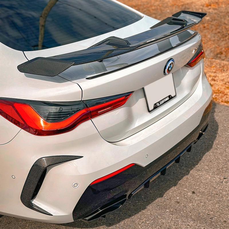 Asign Dry Carbon Fiber Rear Bumper Frames for BMW 4 Series G22 G23 (M-Sport) 430i M440i 2020-ON