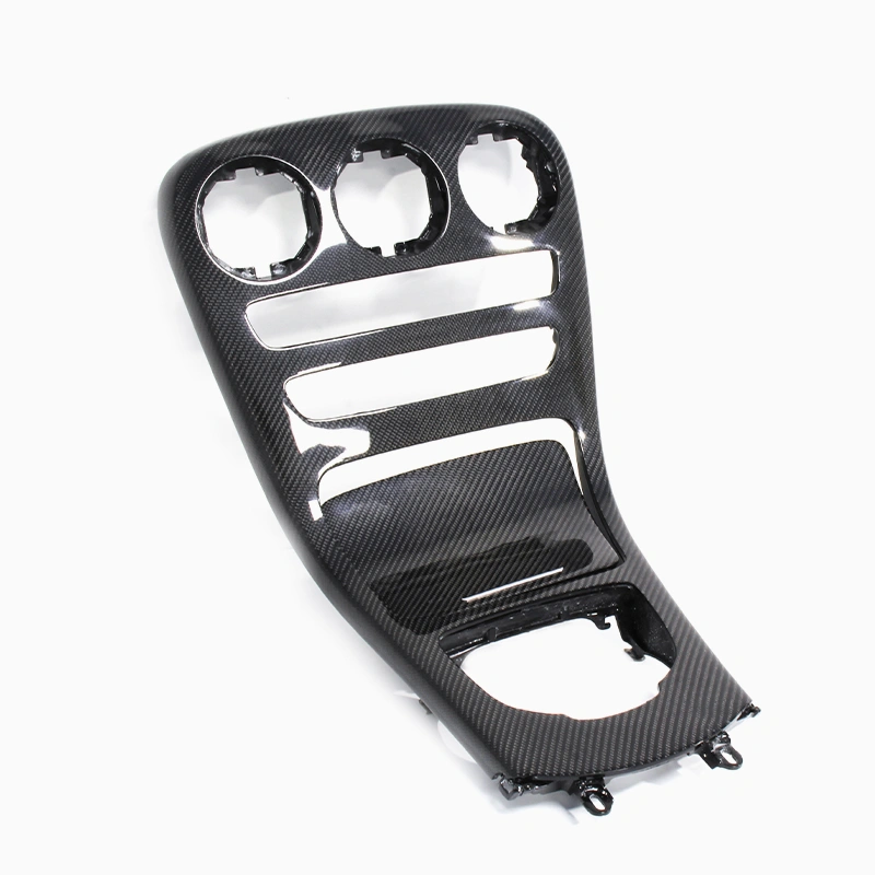 Asign Genuine Carbon Fiber Replacement Dashboard Console Trim for Mercedes-Benz C-Class W205 & AMG C43 C63 (2014-2021)