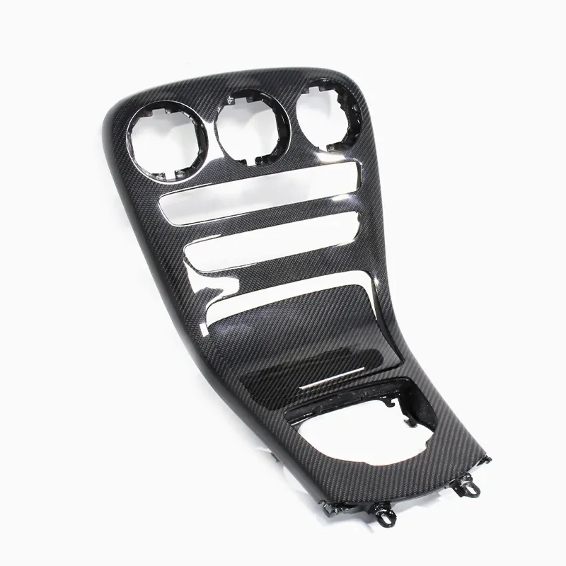 Asign Genuine Carbon Fiber Replacement Dashboard Console Trim for Mercedes-Benz C-Class W205 & AMG C43 C63 (2014-2021)