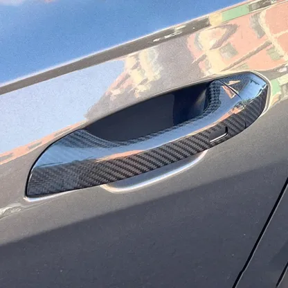 Asign Dry Carbon Fiber Door Handle Cover for Audi A6 / S6 / RS6 / Q8 / RSQ8
