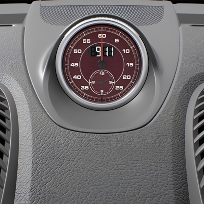 Asign Dashboard Stopwatch Cover for Porsche 718 (2016–2022)