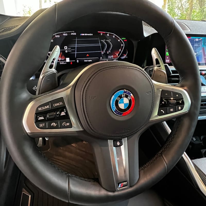 Asign BMW Blue & Red 50th Anniversary Emblem For BMW 1/2/3/4/5/6/7/8 Series