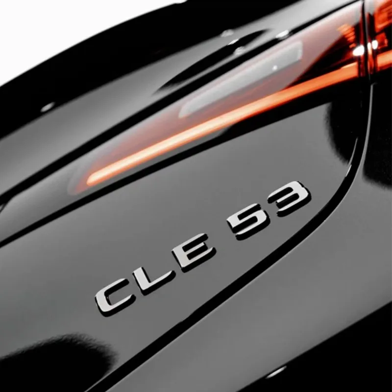 Asign Gloss Black Rear Trunk Emblem For Mercedes GLE/GLC/C-Class/CLE/GLB/CLA/E-Class/SLK