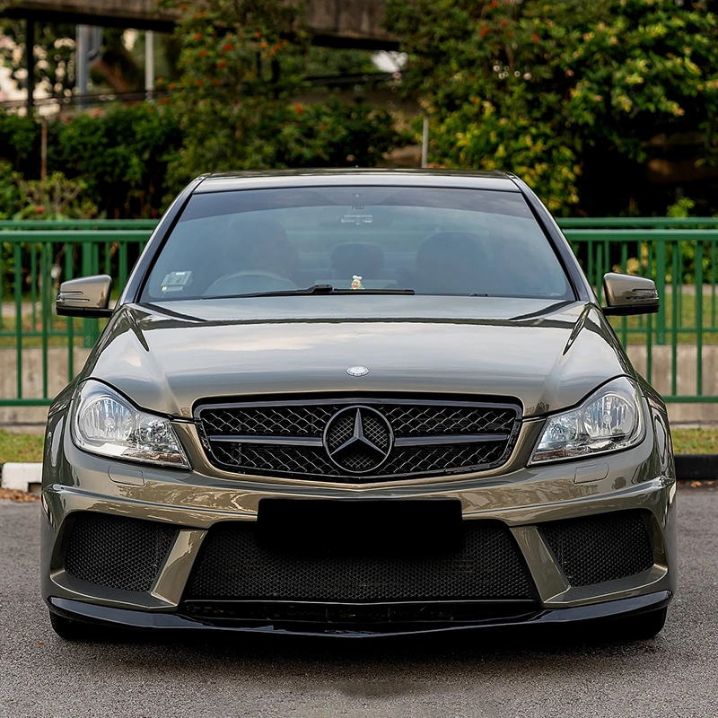 Asign Blackout Emblem for Mercedes-Benz – Front Grille & Trunk Badge