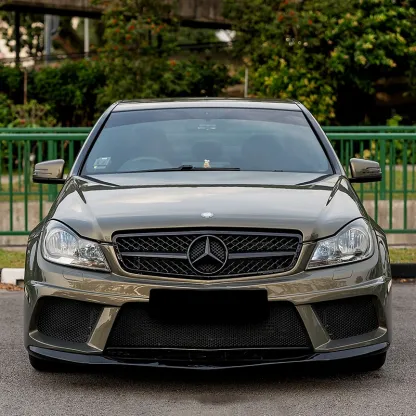 Asign Blackout Emblem for Mercedes-Benz – Front Grille & Trunk Badge