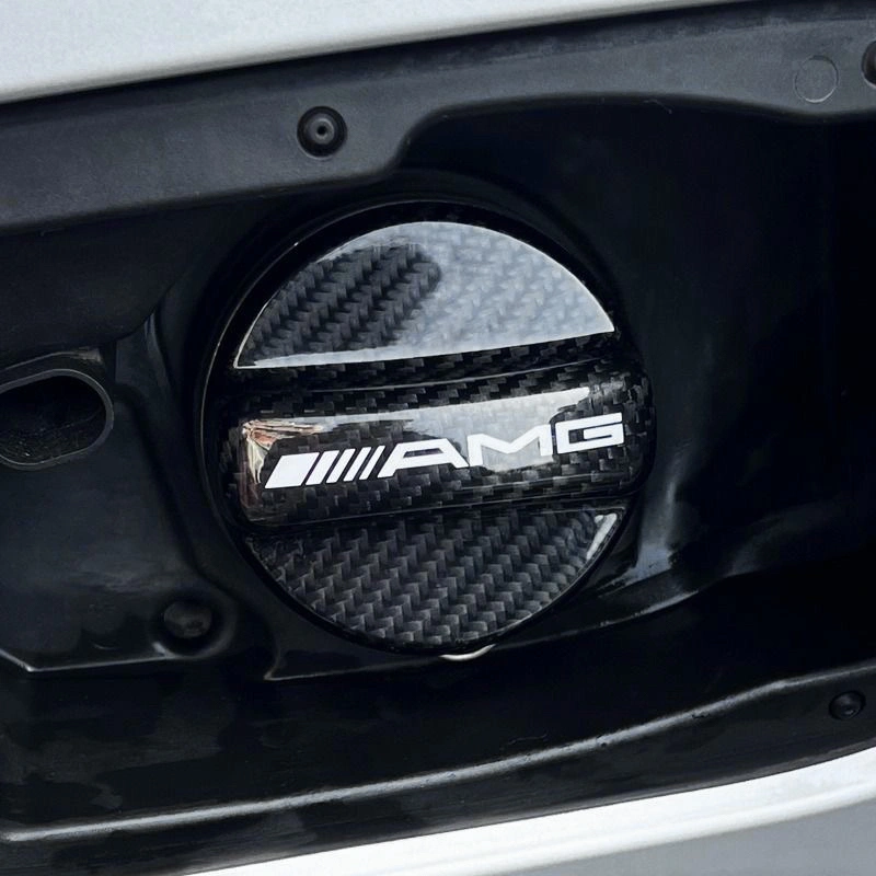 Asign AMG Carbon Fiber Gas Cap Cover for Mercedes-Benz – Fuel Tank Protector Trim