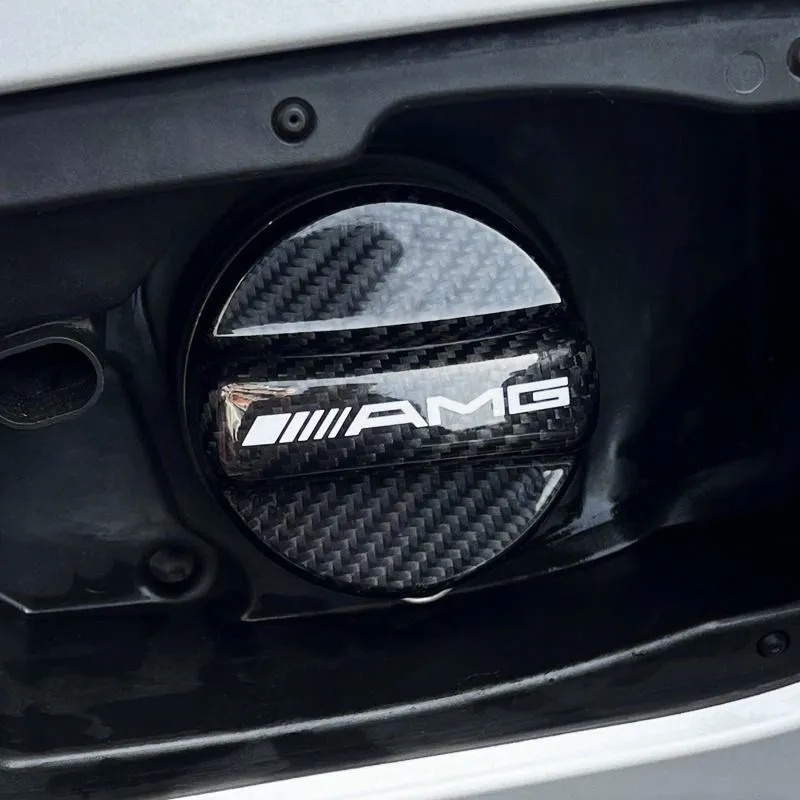 Asign AMG Carbon Fiber Gas Cap Cover for Mercedes-Benz – Fuel Tank Protector Trim